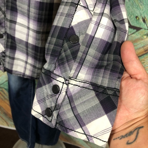 C2 - Buckle Black Button Down LS Athletic Fit -  XL - Picture 3 of 8